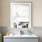 Space Saving Wall-Mounted Bathroom Vanity Mirror with Bottom Shelf Suitable for Any Room